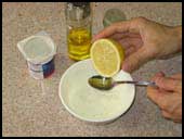 Cucharadita de zumo limón
