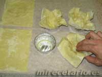 Tulipas de pasta filo
