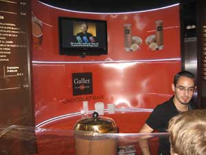 Pabellón de Belgica, Chocolat-Bar
