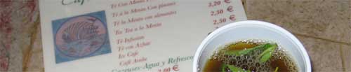 Té de menta fresca de Túnez