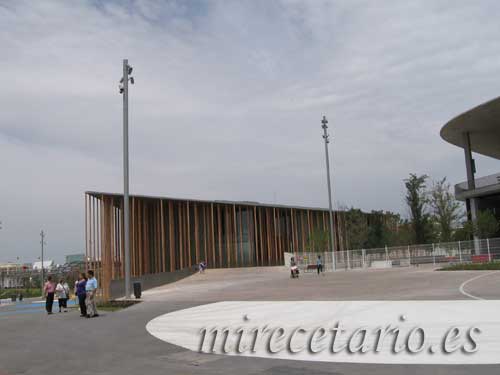 El pabellón de España y las obras El pabellón de España y las obras