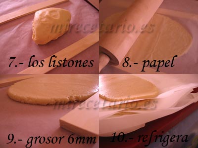 Estirar sobre listones