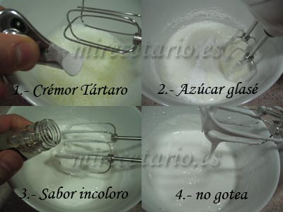 Proceso elaboración glasa real