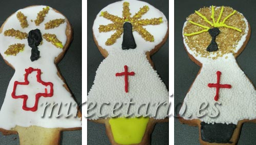 Galletas con Mantón Blanco.