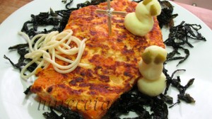 Tortilla de calabaza para Halloween