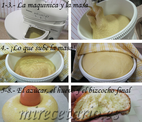 Proceso de elaboración de las culecas o monas de pascua