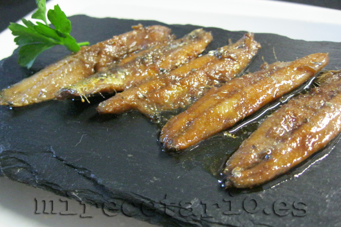 Anchoas del Cantábrico en salsa Teriyaki