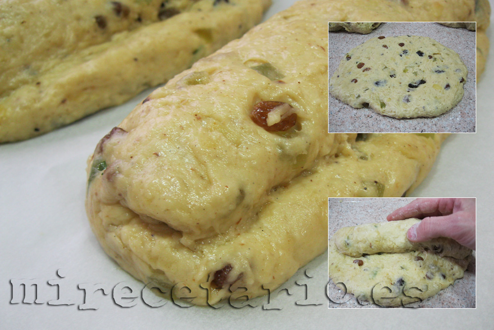 Los stollen antes del horno