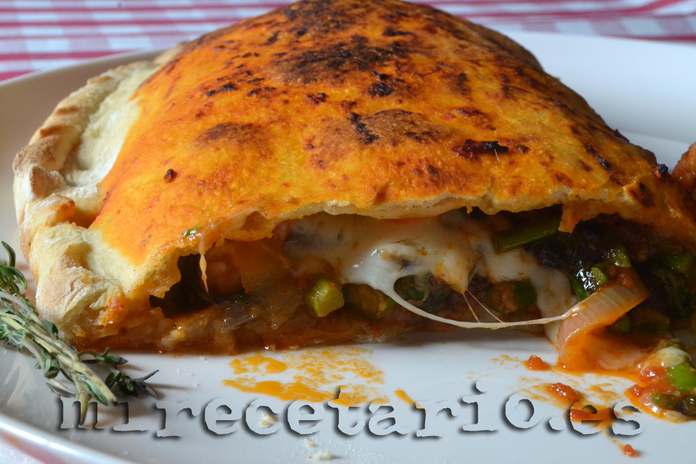 Calzone "por dentro" Calzone "por dentro"