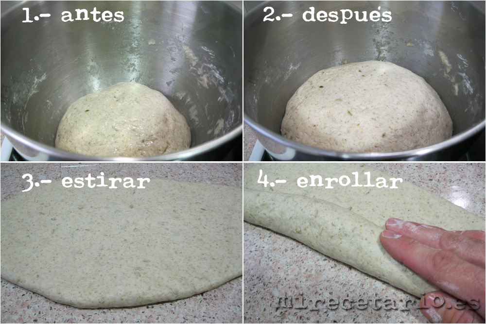 La masa de pan
