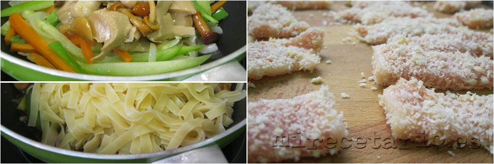 Elaboración del wok
