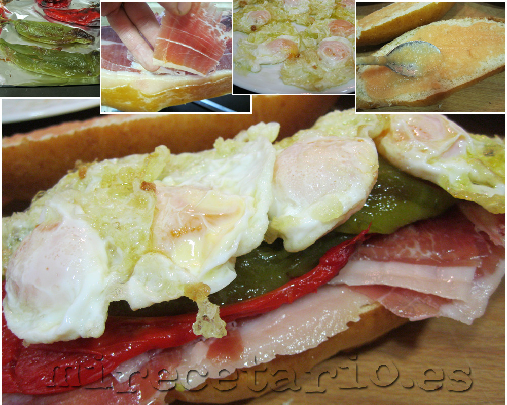 Montando el bocata vietnamita