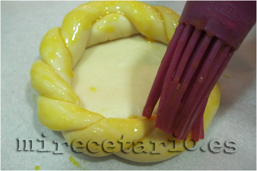 Pincelar con yema