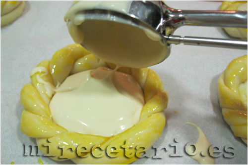 Rellenar con la crema de mascarpone