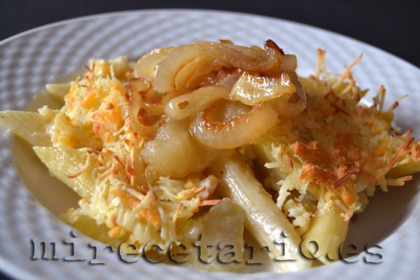 Un platico de macarrones suecos