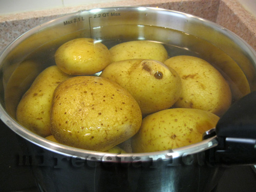 Cocer las patatas