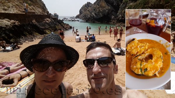 Tiempo de playa y arrocito de congrio