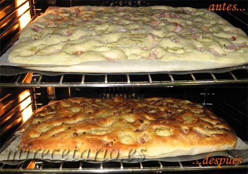 Focaccia de Patata y Queso