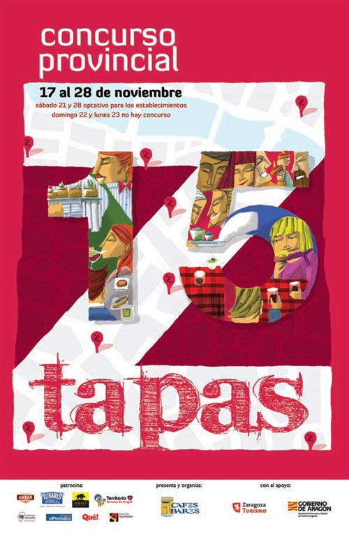 15 Concurso de Tapas en Zaragoza 17 a 28 Noviembre