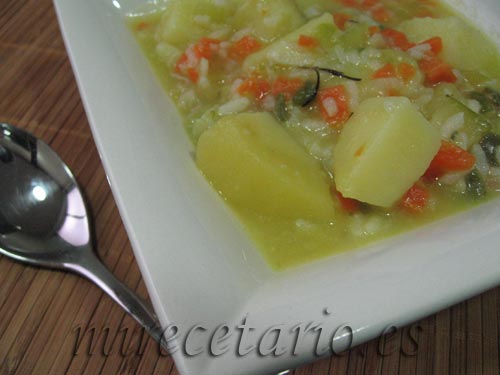 Guiso de Patatas con Verduritas