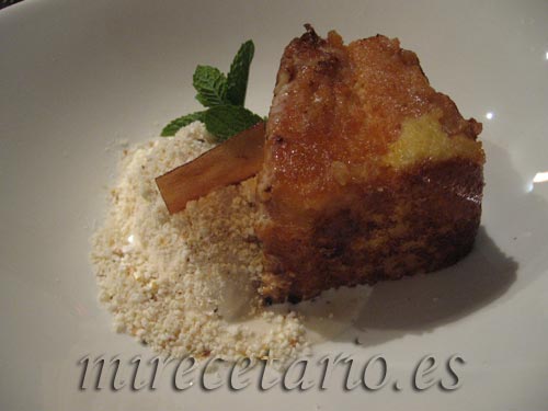 Restaurante La Senda, Menú Degustación junio 2010