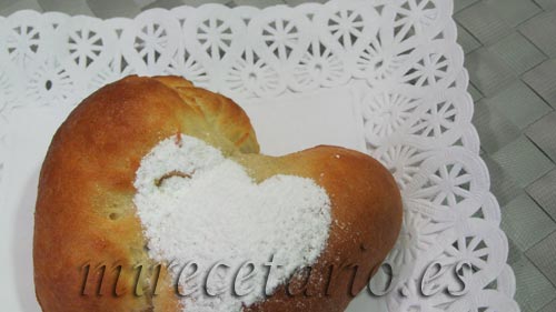 Corazón de Brioche para San Valentín