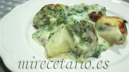 Brócoli gratinado