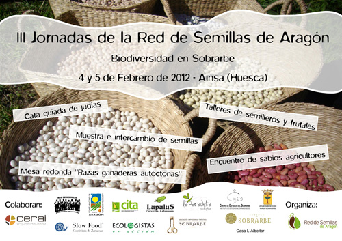 Biodiversidad en Sobrarbe, III Jornadas de la Red de Semillas de Aragón