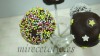 Detalle de los cake-pops decorados con sprinkles