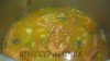 El caldo, recuerda doble de caldo que de arroz.