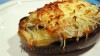Berenjenas rellenas de marisco.