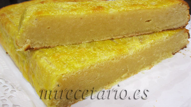 Turrón de yema fácil