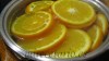 Naranja y solo agua para quitar el amargor.