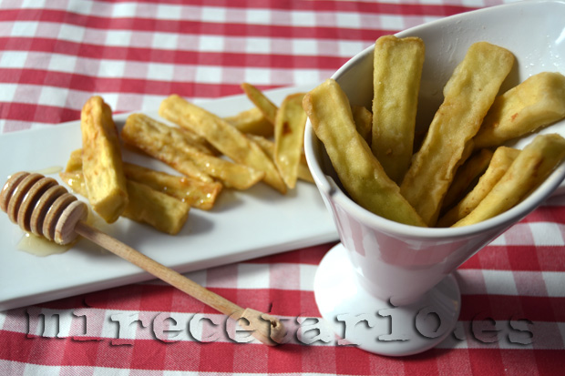Berenjenas fritas a la cordobesa