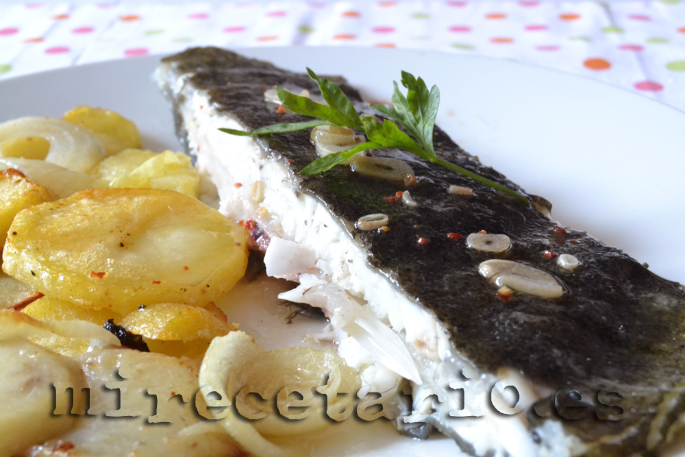Rodaballo al horno