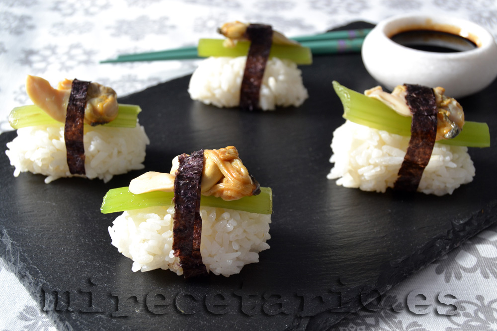 Nigiri de Borraja {Recetario Mañoso}