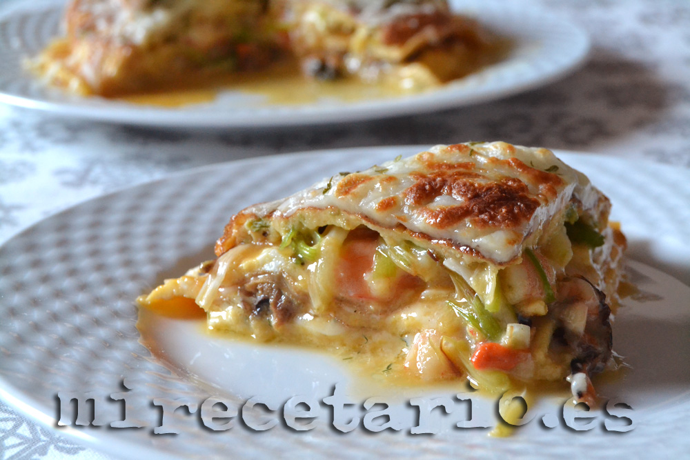 Lasaña de tortillas {Cooking the Chef}
