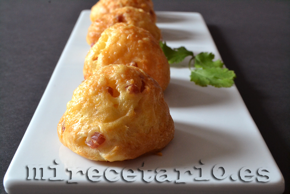 Ramequines de jamón y queso {Cooking the Chef}