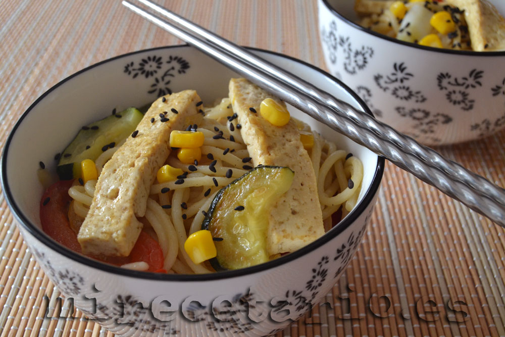 Wok de Tofu al Teriyaki {Recetas Saludables}