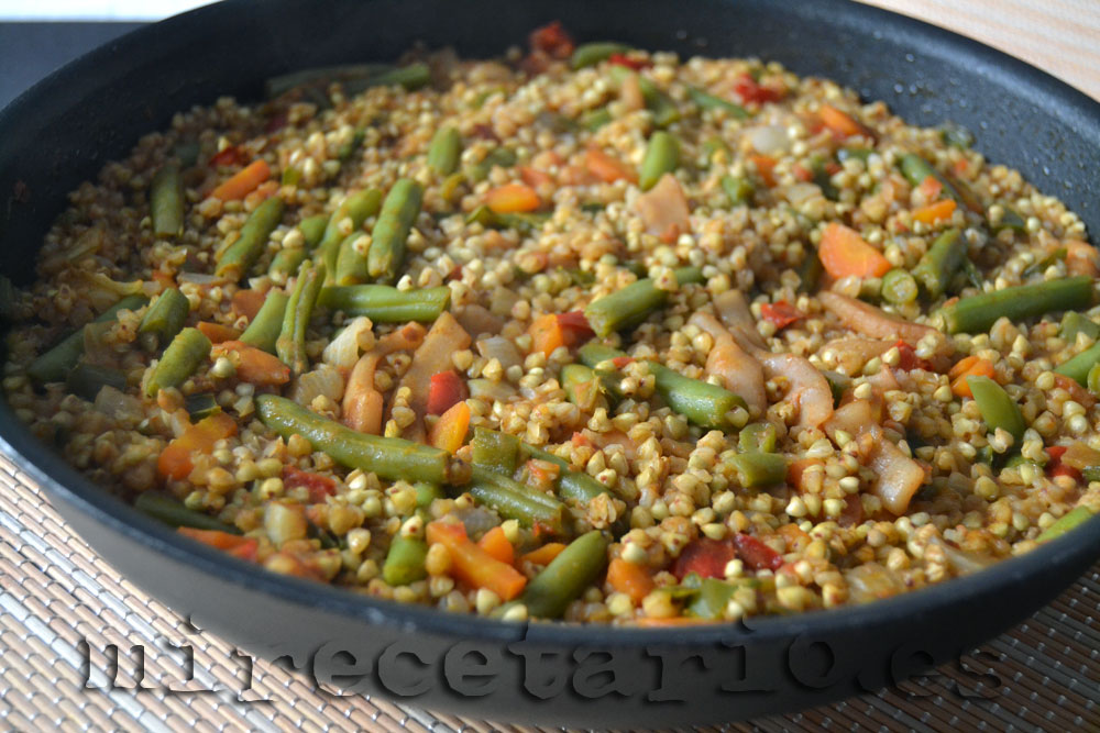 Paella de Trigo Sarraceno