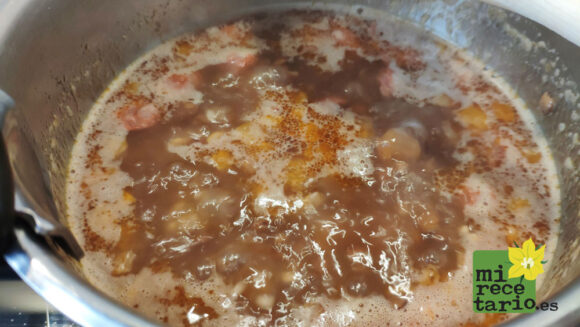 Guiso de lentejas al chup chup