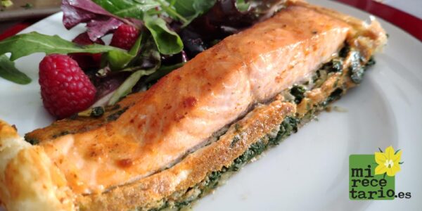 Salmón en Costra de Hojaldre
