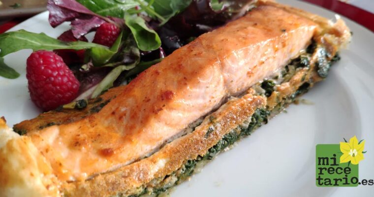 Salmón en Costra de Hojaldre
